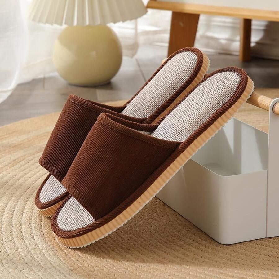 Sloffen Dames Wasbaar Comfortabel Antislip Thuis Slippers Hotel Gastenpantoffels Hause Pantoffels