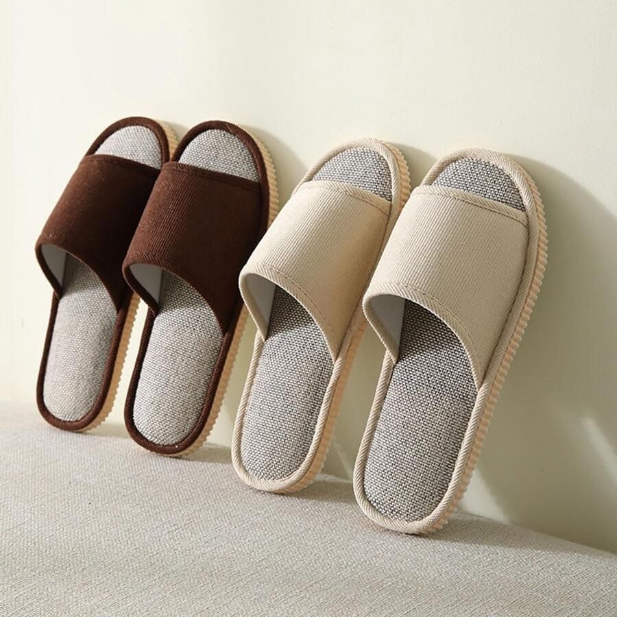 Sloffen Dames Wasbaar Comfortabel Antislip Thuis Slippers Hotel Gastenpantoffels Hause Pantoffels