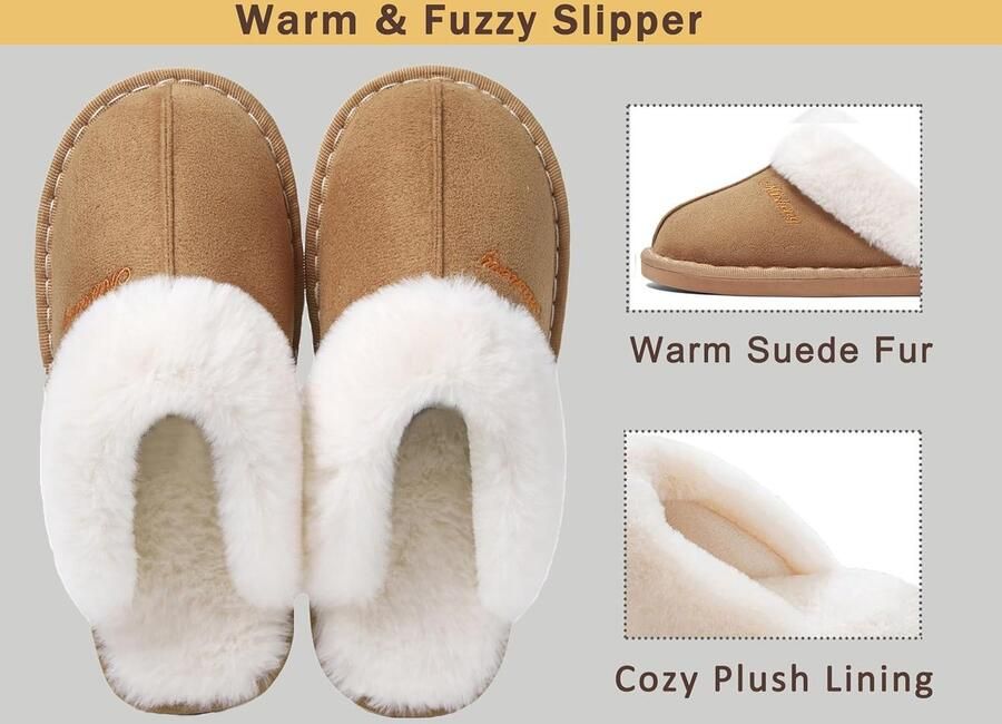 Sloffen Dames Winter Warme Winter Met Traagschuim Pluche Huisschoenen Antislip Comfortabele Slippers
