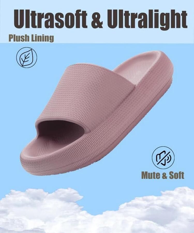 Sloffen Heren Badschoenen Super Zacht Licht Wolken Pantoffels Huisschoenen Antislip Sandalen Zomer Badslippers Douche