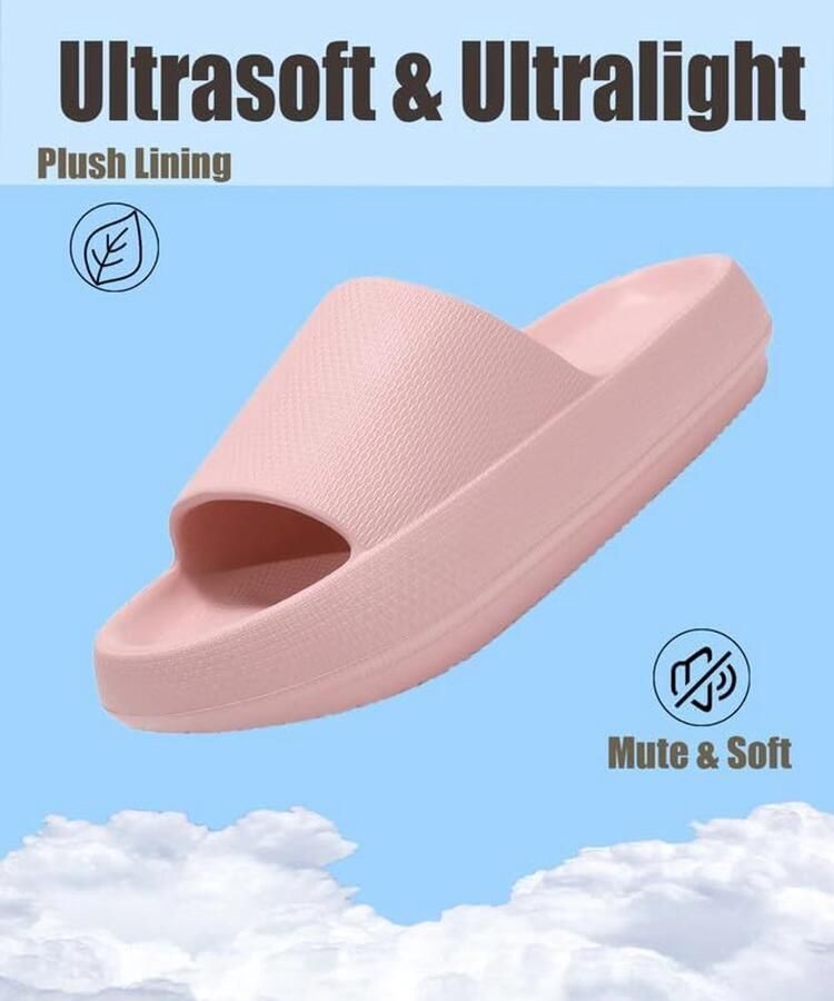 Sloffen Heren Badschoenen Super Zacht Licht Wolken Pantoffels Huisschoenen Antislip Sandalen Zomer Badslippers Douche