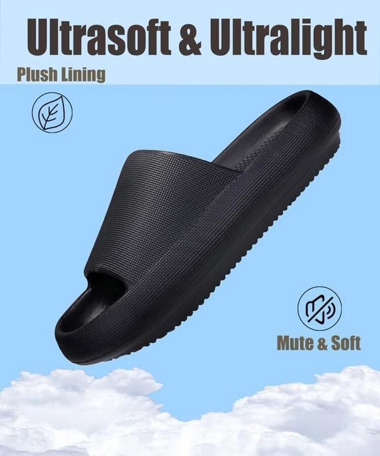Sloffen Heren Badschoenen Super Zacht Licht Wolken Pantoffels Huisschoenen Antislip Sandalen Zomer Badslippers Douche
