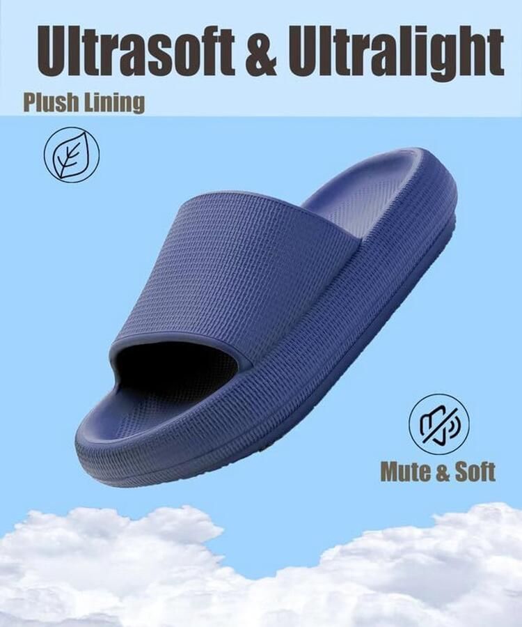 Sloffen Heren Badschoenen Super Zacht Licht Wolken Pantoffels Huisschoenen Antislip Sandalen Zomer Badslippers Douche