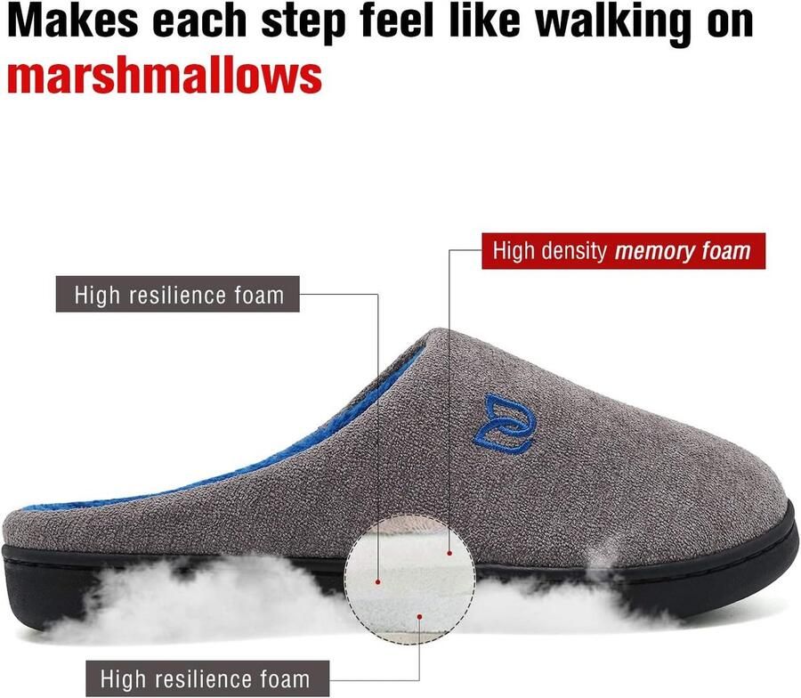 Sloffen pantoffels Winter Warm Traagschuim Huisschoenen Indoor Outdoor voor en