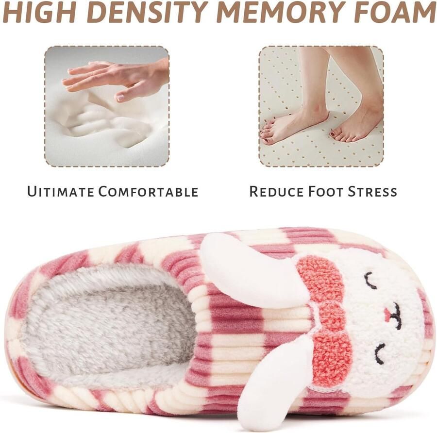Sloffen Fuzzy Pantoffels Slip op Anti-Slip Zool Winter Warm Slaapkamer Huisslippers Binnen