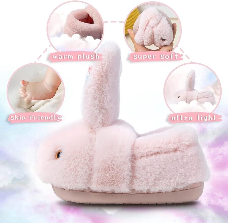 Sloffen Zachte Warme Pluche Pantoffels Antislip Winter Slippers voor Peuters