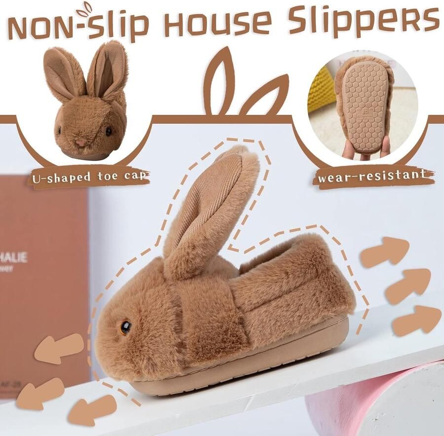 Sloffen Zachte Warme Pluche Pantoffels Antislip Winter Slippers voor Peuters