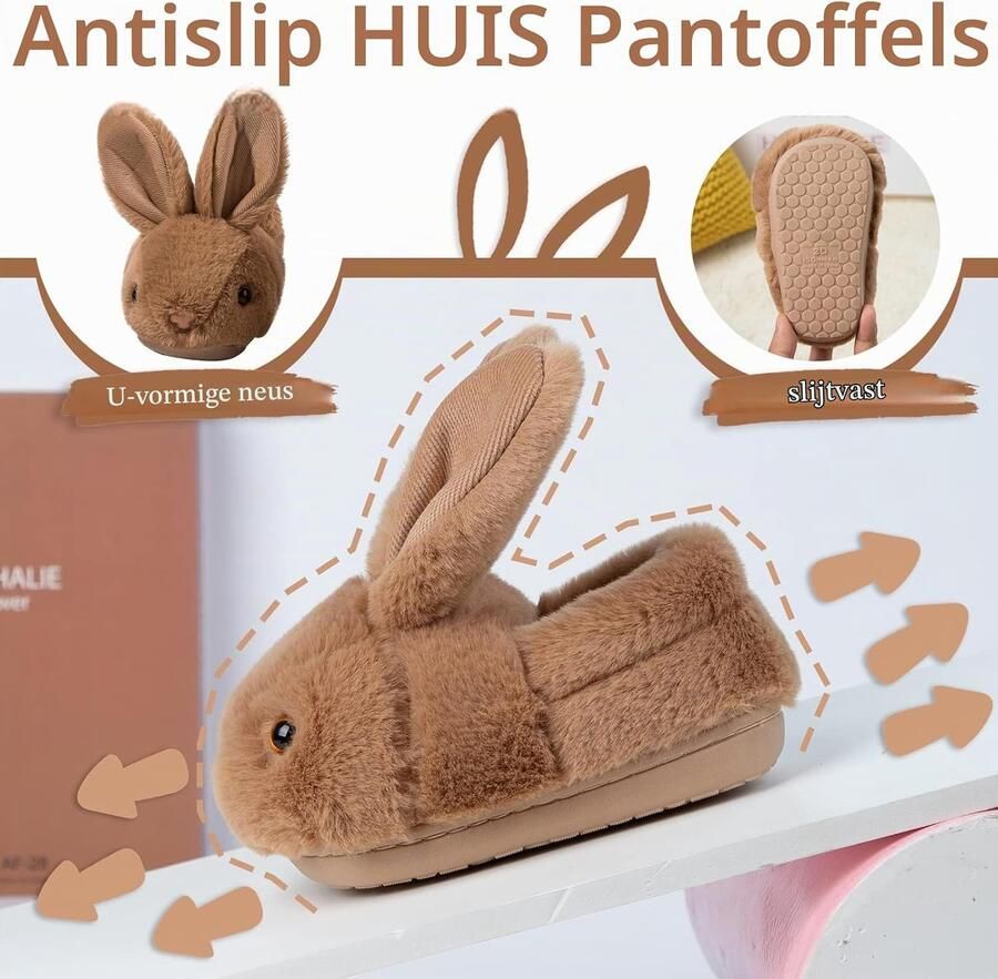 Sloffen Zachte Warme Pluche Pantoffels Antislip Winter Slippers voor Peuters