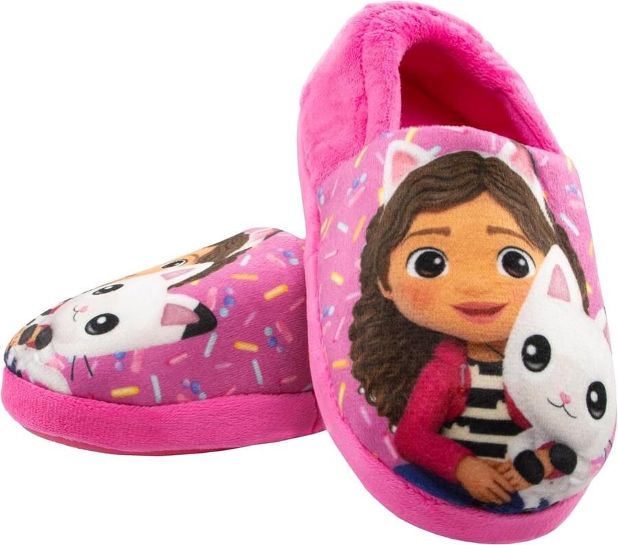 Sloffen voor Meisjes met Katten Design Warme en Zachte Pantoffels voor Kinderen