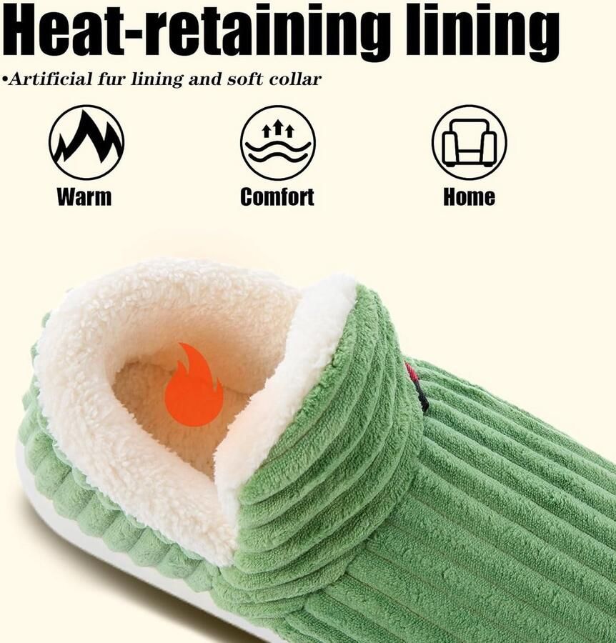 Sloffen Warm Winter Fuzzy Zacht Plat Pluche Pantoffels Antislip Lichtgewicht Outdoor Indoor- met super kwaliteit