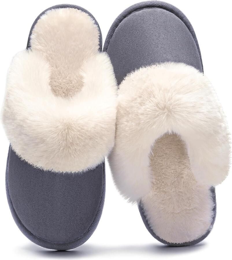Sloffen Warm Winter Slippers Zacht Plat Pluche Pantoffels Antislip Comfortabele Outdoor Indoor