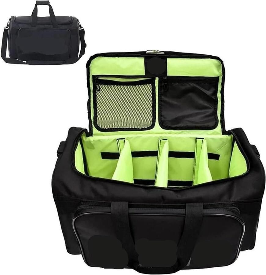 Sneaker Bag Gym Bag Sneaker Travel Organizer Multifunctionele Sport Fitness Multifunctionele Plunjezak Schoenentas met 3 Adjustab Sport Schoenentas Zwart Eén