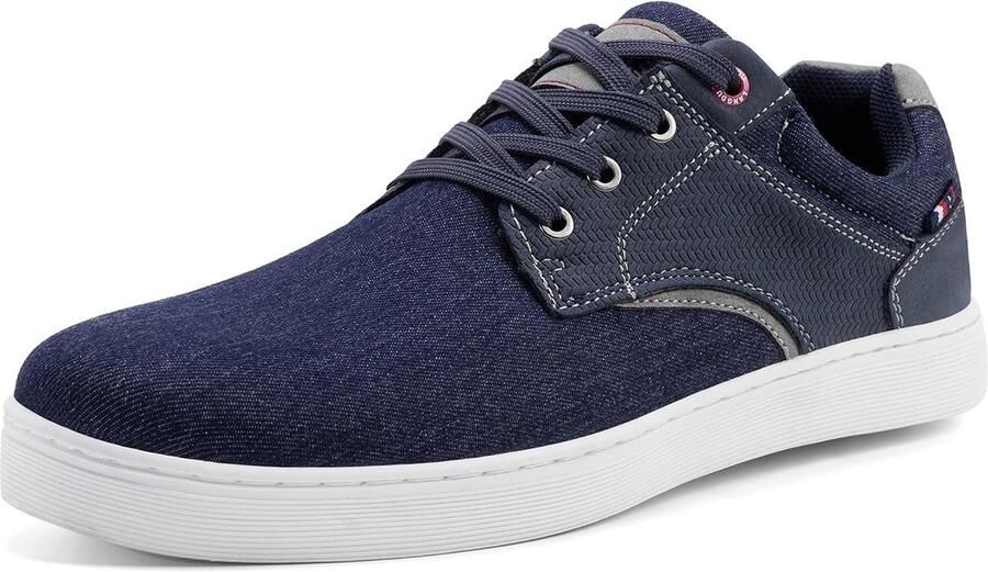 Sneaker Heren Schoenen Business Lichte Oxford 41-46EU (Blauw2 46EU)