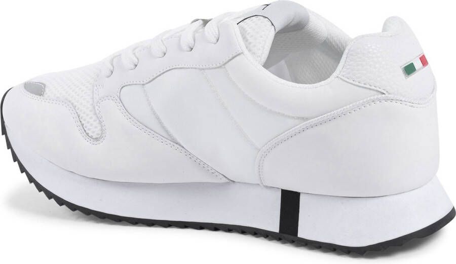 19v69 Italia Witte Synthetisch Leren Sneaker White Heren