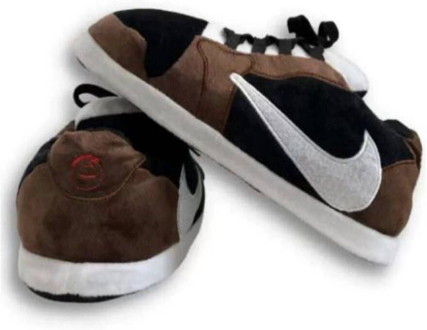 Sneaker Sloffen Bruin Wit Zwart One Size Fits All Unisex Sloffen Pantoffels BTS