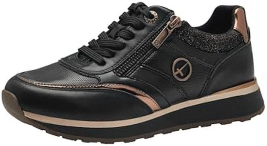 Sneaker voor dames met uitneembaar voetbed en vetersluiting