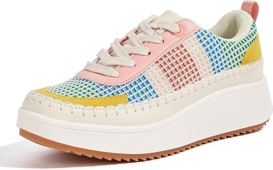 Sneakers dames 37-42 retro glitterend gevlochten ontwerp casual stijl ShopVlot