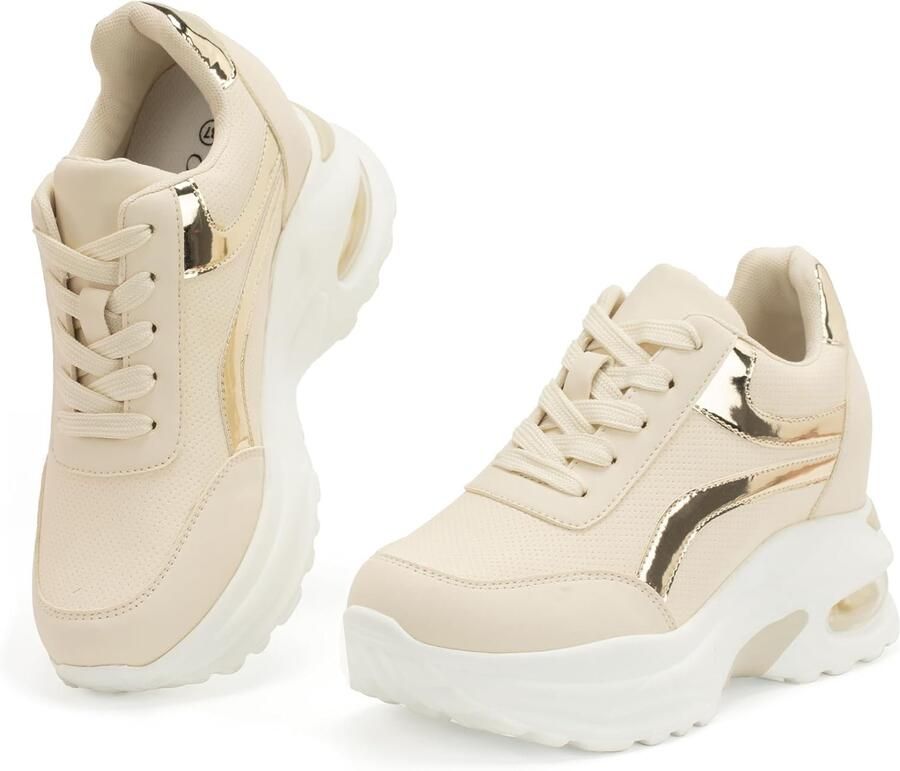 Sneakers dames 39 lichtgewicht verhoogd ideaal voor sport en dagelijks gebruik ShopVlot