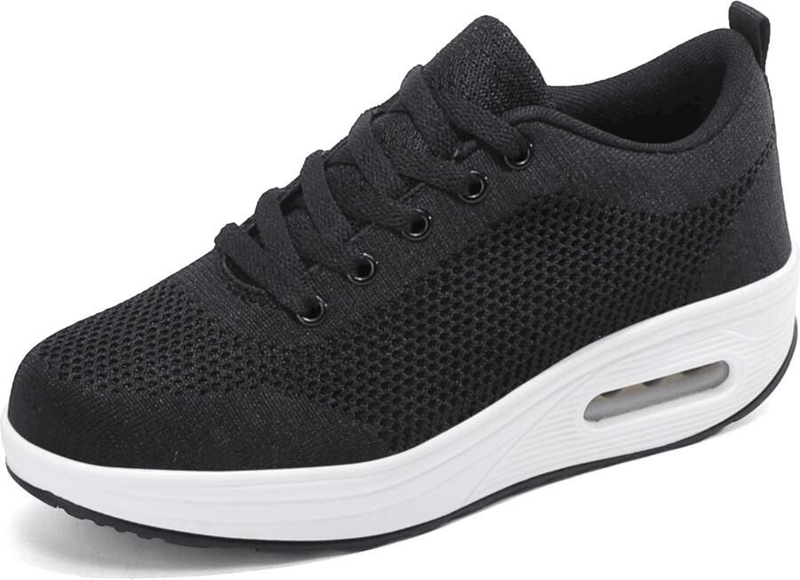 Sneakers Dames Lichtgewicht Trainers Ademend Platform Vrije tijd Sport Schoenen Hardlopen Straat Schoenen Buiten