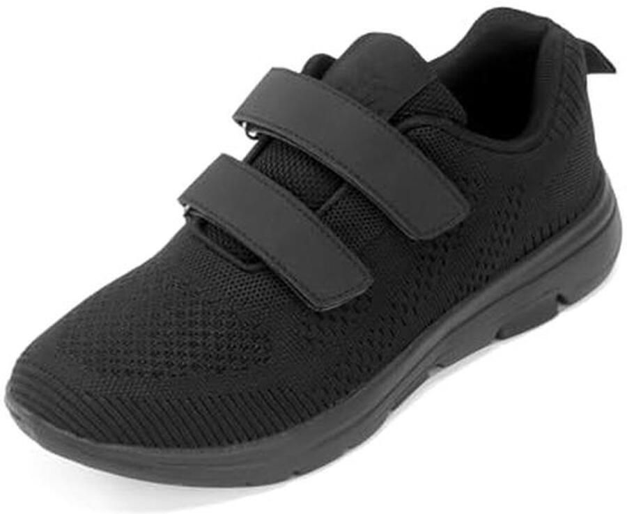 Sneakers Dames met Klittenband Comfortabele Casual Sportschoenen voor Gymnastiek Tennis en Fitness