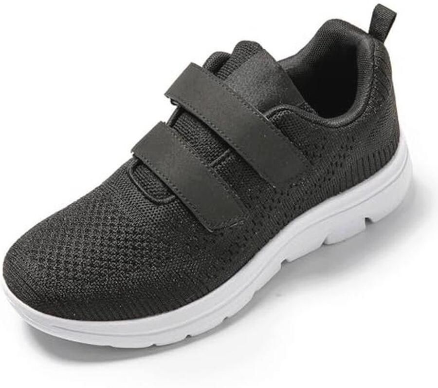 Comfortabele Sneakers met Klittenband voor en Casual Sportschoenen voor Gymnastiek Tennis en Fitness