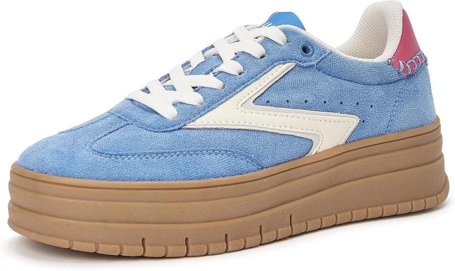 Sneakers dames platform suede retro stijl trendy voor dagelijks gebruik ShopVlot