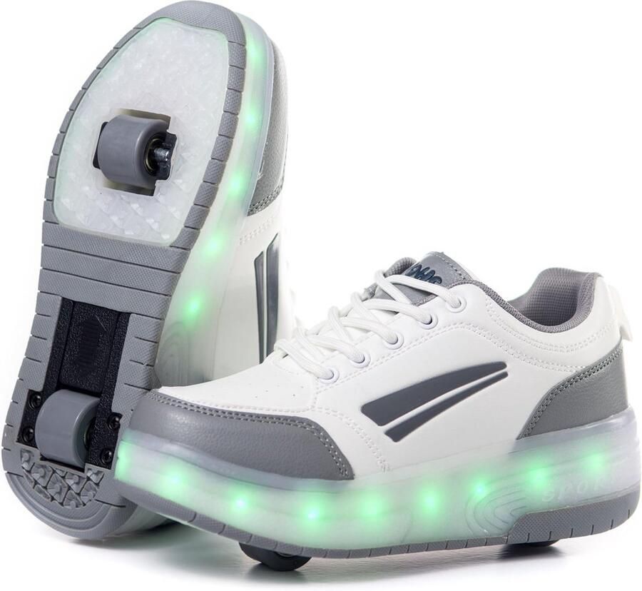 Sneakers met Intrekbare Wielen: Loop- en Skatecomfort