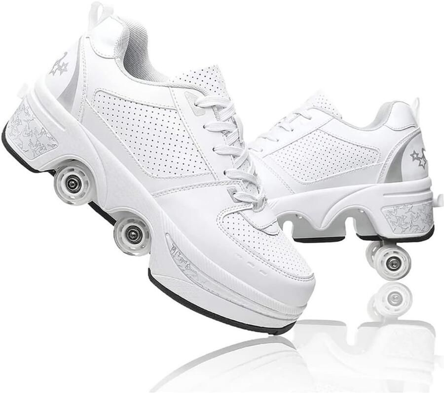 Sneakers skateschoenen sneakers met wielen sport gymnastiek modieus multifunctioneel kickrolschoenen voor en