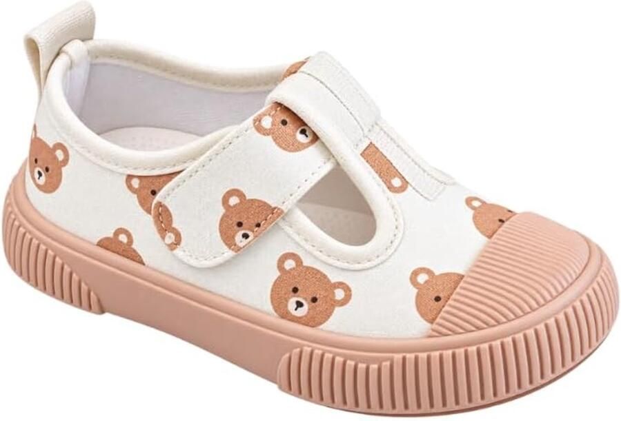 Sneakers van canvas antislip rubberen zool