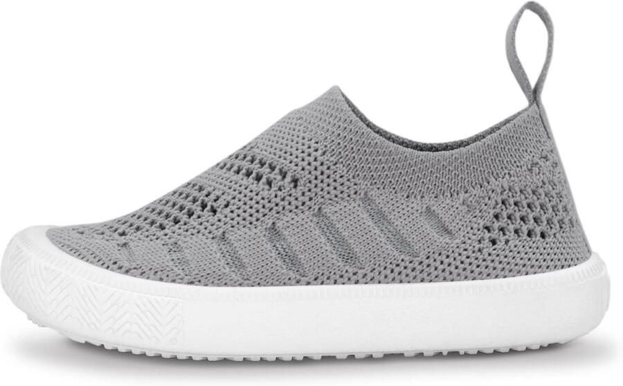 Sneakers voor baby en peuter lichtgewicht grijs ade d breisel comfortabele slip-on ShopVlot