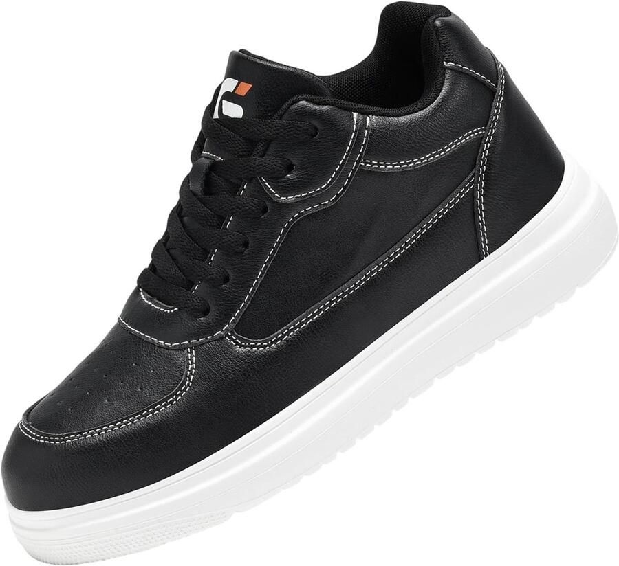 Sneakers voor Dagelijks Gebruik Kies Vrij Tussen6 8 Onzichtbare Hakverhoging Ademende Antislip Elevate Schoenen voor Optimaal Comfort Black 44EU