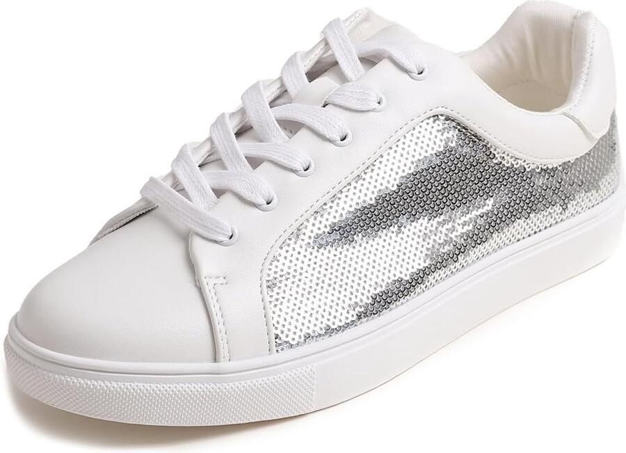 Sneakers voor dames lage schoenen losse inlegzool licht extra breed