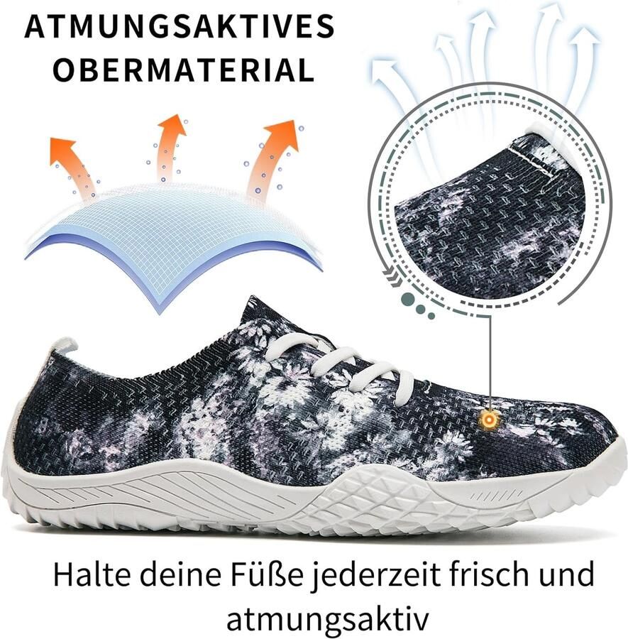 Sneakers voor dames zomerschoenen gymschoenen comfortabele slip-on hardloopschoenen sportschoenen pantoffels licht ademend zaalschoenen zacht blote voetschoenen