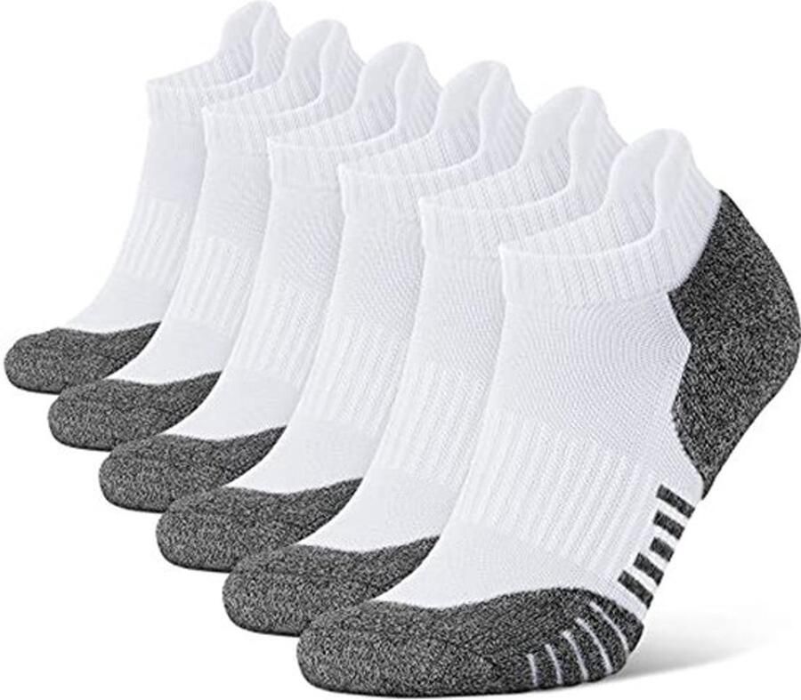 Sneakersokken voor Mannen Ademend en Comfortabel voor Sporten 6 Paar