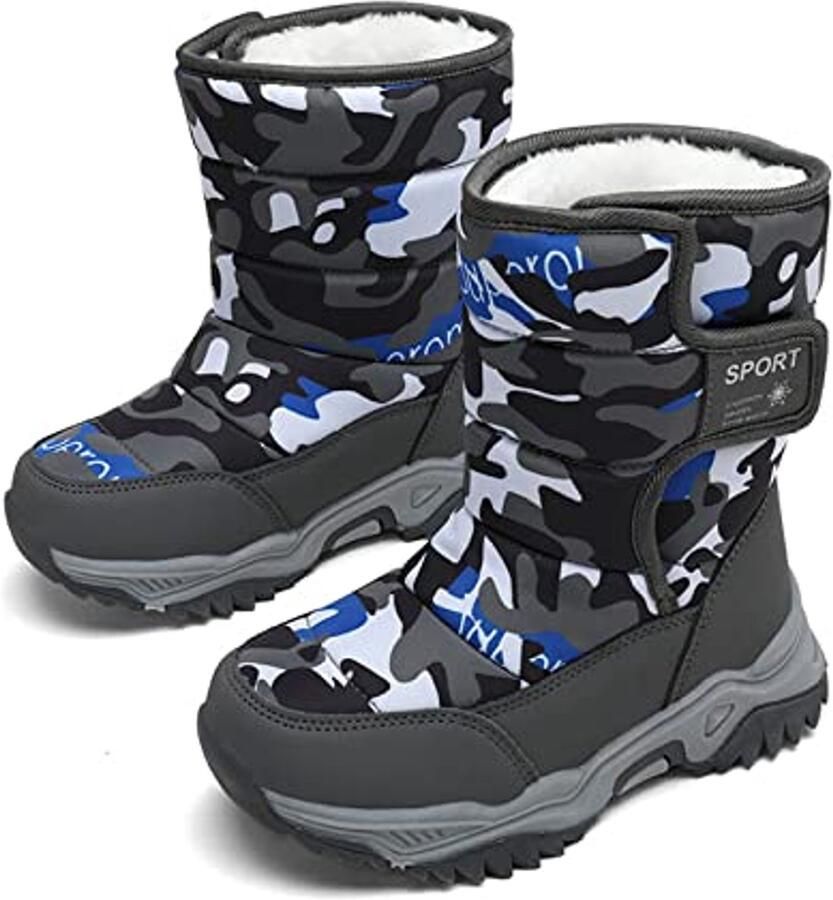 Sneeuwlaarzen voor Kinderen Waterdichte Winterschoenen met Warme Binnenvoering