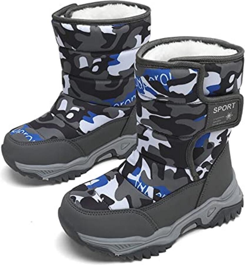 Sneeuwlaarzen voor Kinderen Waterdichte Winterschoenen met Warme Binnenvoering