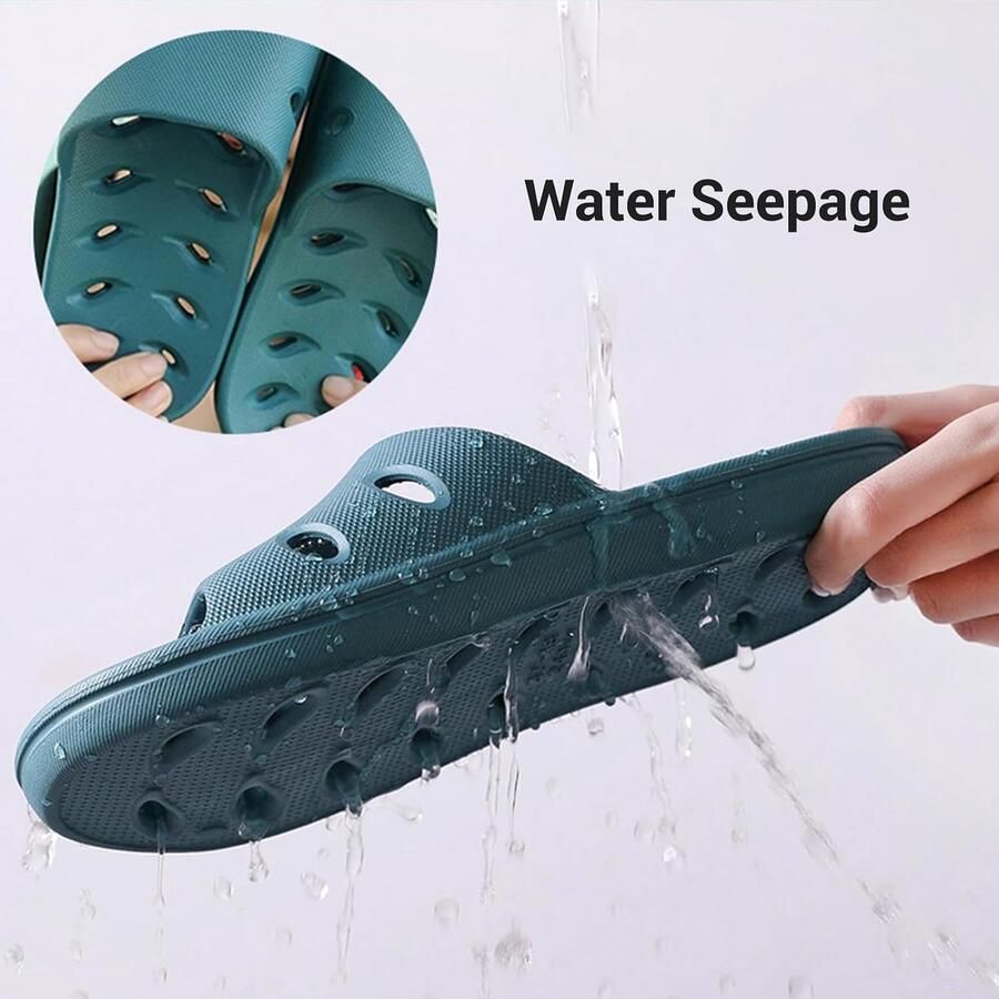 Sneldrogende Antislip Slippers Sandalen nen Badkamer Slippers Voor College Dorm Room Essentials Douche Sandalen Slides Zwembad Gym Spa