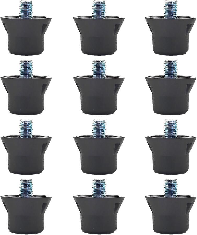 SnelShoppen 12 Stuks Spikes voor Sport Schoenen Vervangende Studs voor Voetbalschoenen en Rugby Schoenen Duurzaam en Slijtvaste Materialen Hoge C