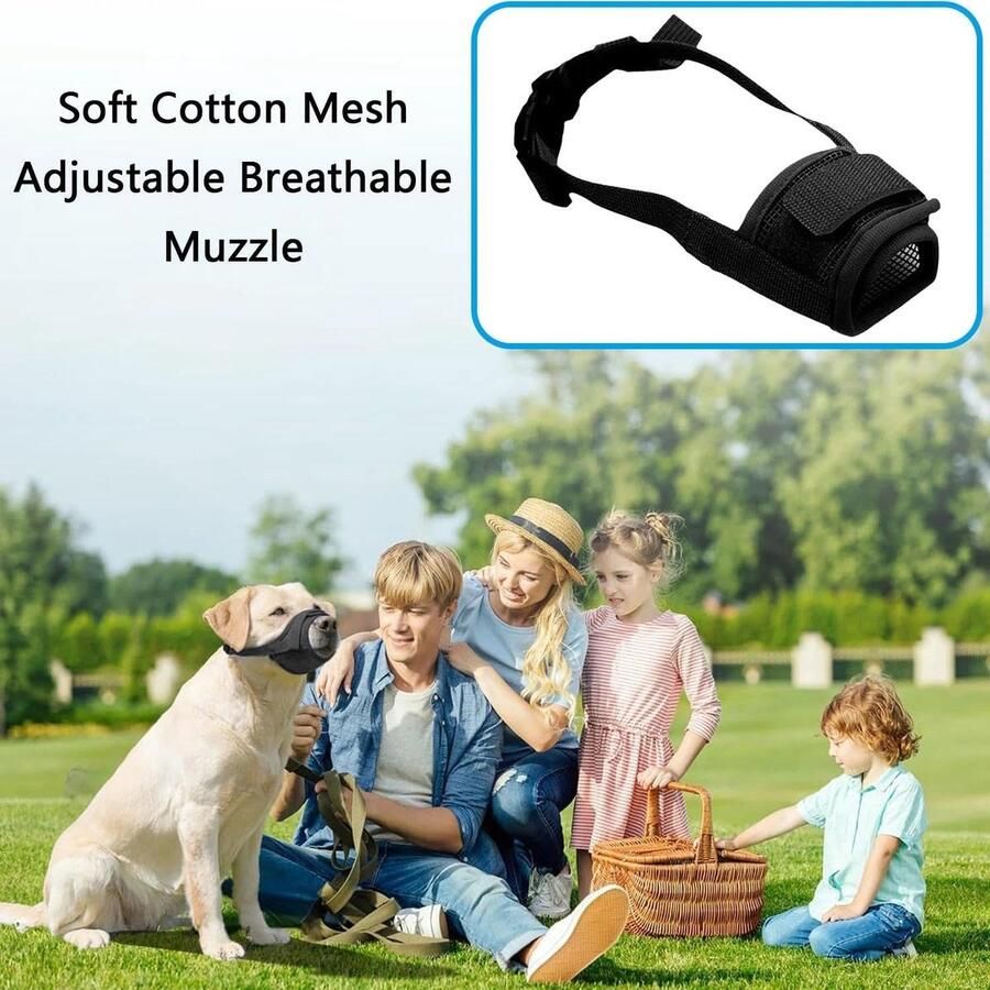 SnelShoppen 1pc Hondenmuil Zachte Mesh Muil Puppy Muil Kleine Hond Muil Verstelbare Ade d Hondenmuile Voorkomt Bijten Ade d Blaffen en Kau