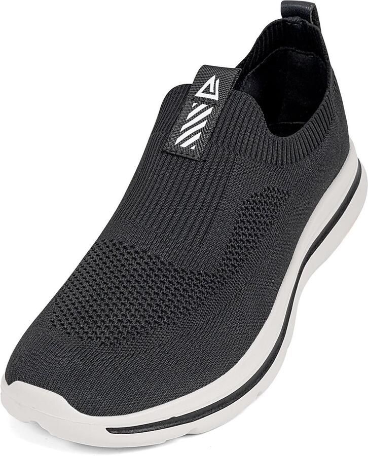 SnelShoppen Ademend Mesh Mannen Slip on Sneakers Comfortabele Lightweight Running Shoes Outdoor Fitness Sportschoenen Heise