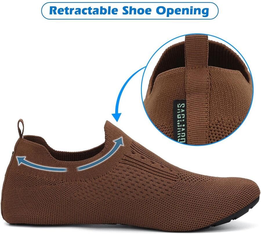SnelShoppen Ade de Pantoffels Antislip Slippers Lichte Comfortabele Sloffen Signaalbruin EU voor Thuis Binnen Tuin Keuken