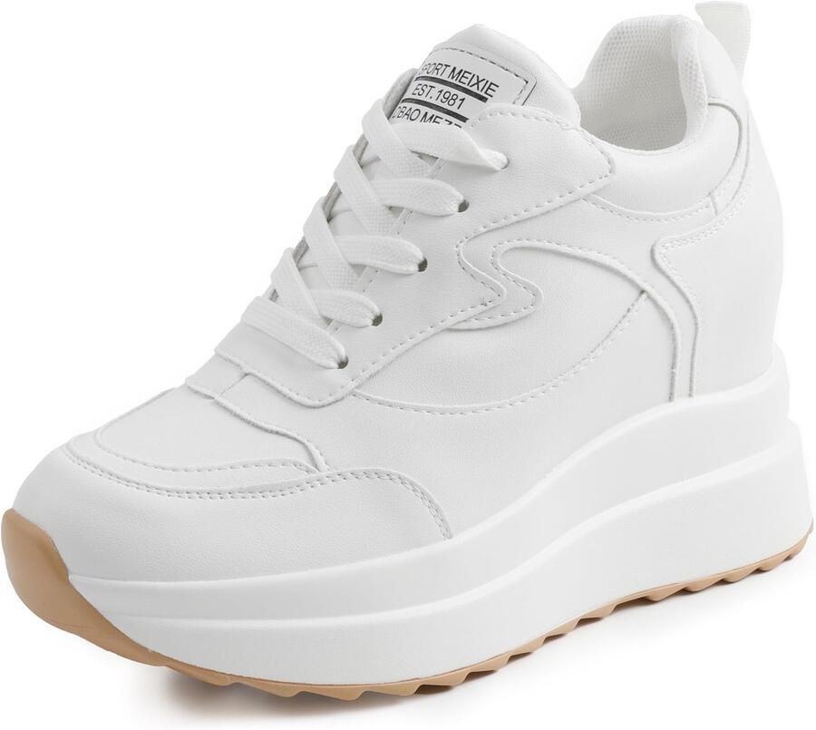 SnelShoppen AONEGOLD Sneakers Dames Sleehak Sportschoenen Ademend & Comfortabel EU Voor Fitness Hardlopen Outdoor en Vrijetijd Gym- e