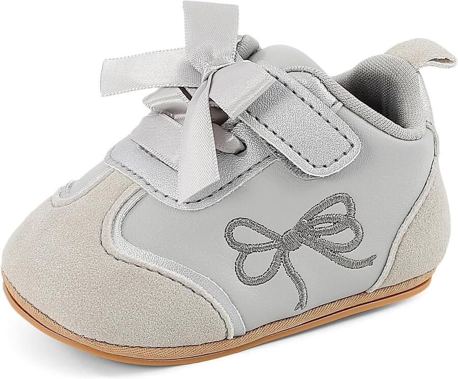 SnelShoppen Baby Hardloopschoenen voor en PU Leermateriaal Zacht Rubber Antislip Zolen Comfortabele en Veilighe