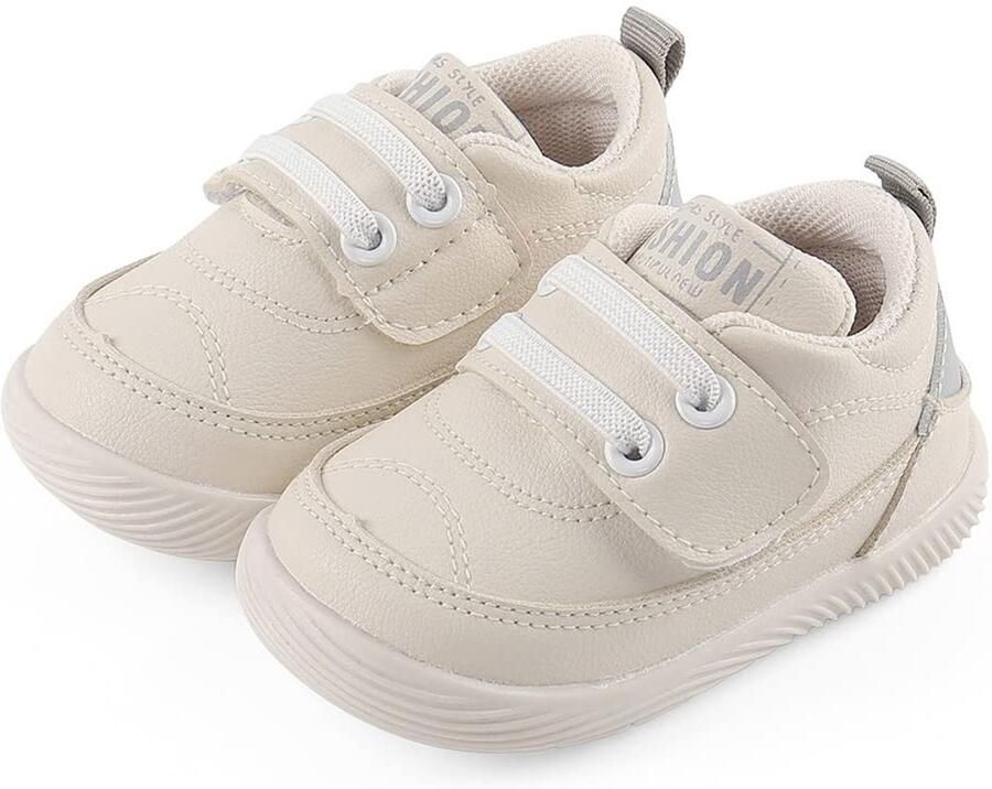 SnelShoppen Baby loopschoenen peuter antislip eerste sneaker F grijs 22 EU perfect voor buiten spelen en eerste stapjes