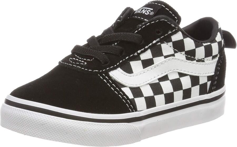 SnelShoppen Baby Sneakers Slip-on Canvas Unisex Zwart Geruit EU Ideaal voor Kinderen Casual Feest Comfortabele Schoenen