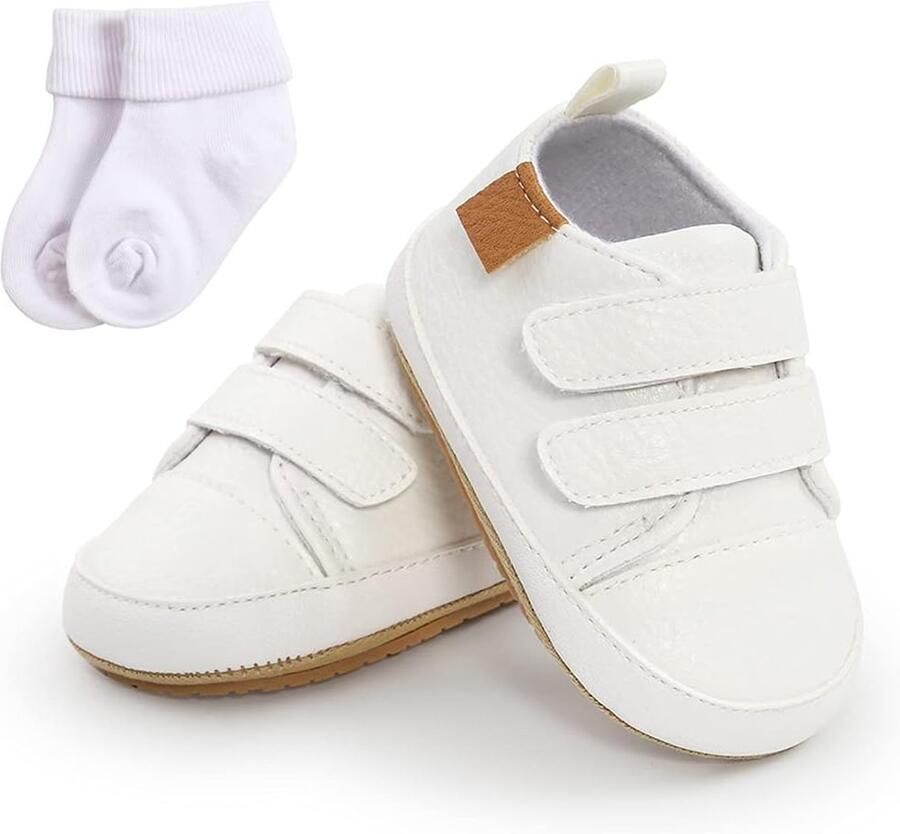 SnelShoppen Baby Sneakers voor en Eerste Loop Schoenen Nieuwboren Prewalker Sneakers Geschikt Zachte Rubbe