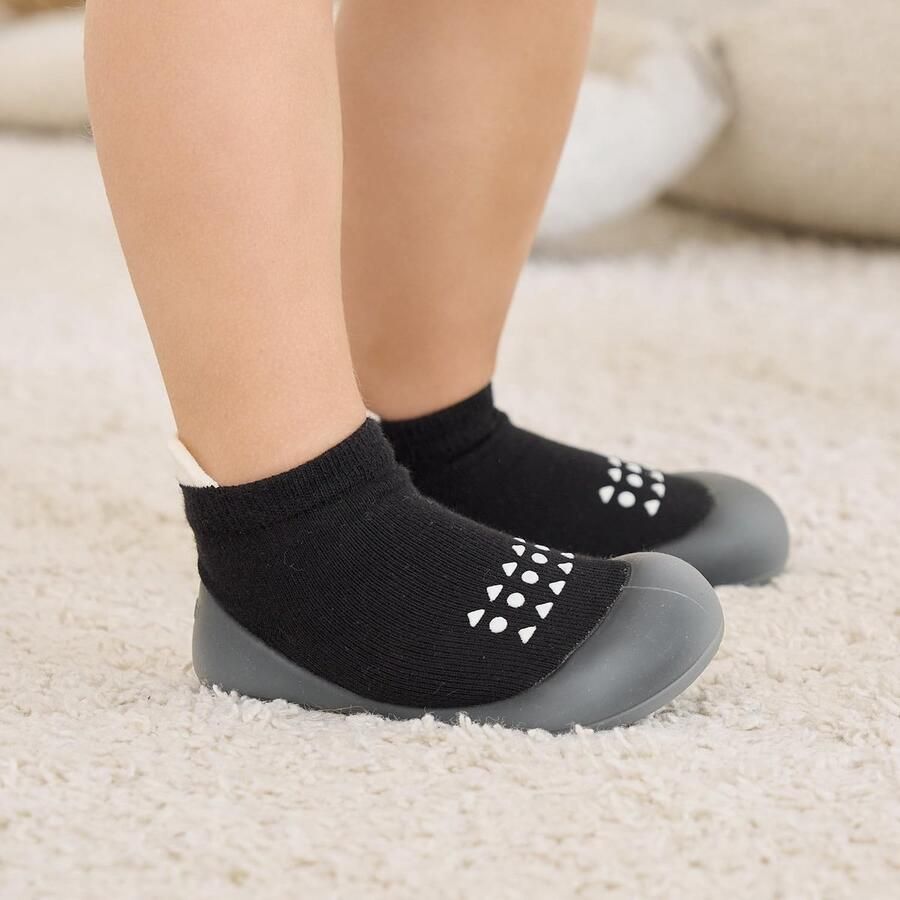 SnelShoppen Baby Sok Schoentjes Wandelschoenen Anti-slip Ade d Pantoffels Zachte Rubberen Zool Sneakers voor en Perfect voor Bin