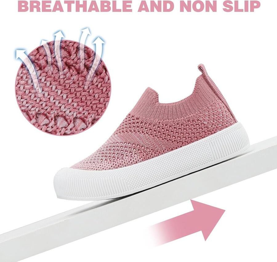 SnelShoppen Babyschoenen Eerste Stap Ade d Mesh Antislip Rubberen Zool Binnen Buiten