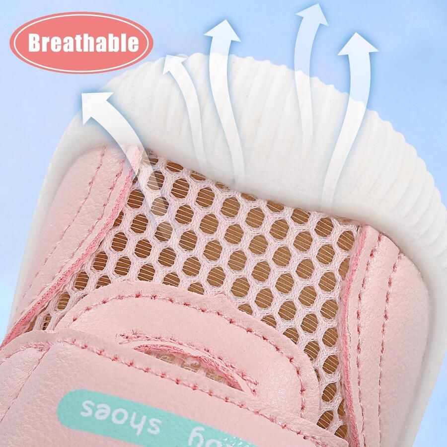 SnelShoppen Babyschoenen Sneakers voor en Witte Zomer Eerste Stappen Antislip Ade d Mesh Lichtgewicht Wandelschoenen