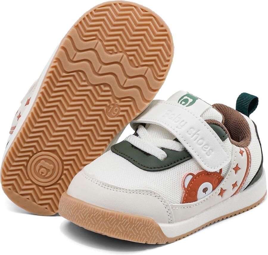 SnelShoppen Babyschoenen voor en Eerste Kleutersneakers Ade d Mesh Antislip Rubberen Zool Veilig en Comfortabel Perfect